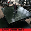 Black color with sparkling modern design high quality quartz countertop