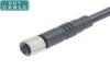 M5 Female Mold Type Outdoor Automation Cable with Waterproof Connector 3Pin / 4 Pin