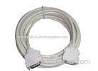 Beige Latch Type Camera Link Connector and Cable MDR to MDR High Speed Cables