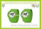 Attractive Silicone Snap Strap Watches Food - Grade / Green Party Watches