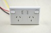 Australia SAA approval 10A power point with Dual USB charger