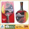 Long Handle Rubber Table Tennis Bat , 5 Star table tennis paddles