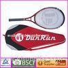 Red PU grip Carbon Alloy Graphite Tennis Racket , sporting tennis paddle