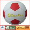 Eco friendly outdoor Rubber Soccer Ball / red and white soccer balls 5#