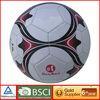 Machine stitched PVC soccer ball , PVC leather 0.8-1.0 Bar Moisten Needle foot ball