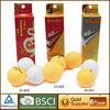 Professional orange white colored 3 star Ping Pong Ball for adults