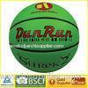 Customized Green Laminated Basketball with synthetic leather 7# for kids