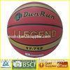 Custom printing indoor / outdoor Laminated Basketball 74.9cm - 78cm / 12 panels