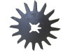 Spiked no-till wheel blade tapered teeth Fits Yetter parts agricultural machinery parts