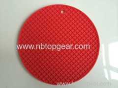 Round shape silicone kitchen mat