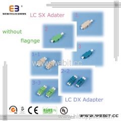 LC SX DX Adapter without flange