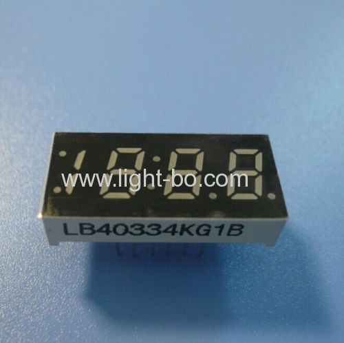 Pure Green 4 digit 0.33  Seven Segment LED Display for home appliances