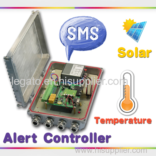 sms alarm on temperature alert