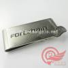 customized engraved and lasered metal money clip factory stainless steel money pin with customized logo