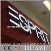 Plexiglass Stainless Steel illuminated Channel Letter Signs / Signage For Shopping Mall