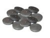 Black epoxy coating bonded ferrite small disc magnets