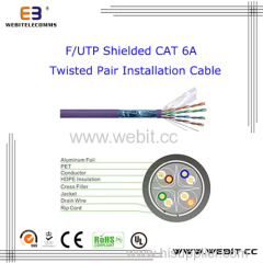 F/UTP Shielded Cat 6A Installation Cable