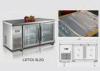 1500x800x800 Restaurant Under Counter Fridge 346L With Two Glass Door