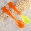 Colorful High Grade Christmas Color Changing Spoons / PP Color Change Spoon Eco-friendly