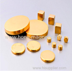 Different Shape Permanent NdFeB Sintered Disc Magnet for Motor