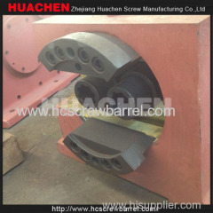 SJ 50 Gearbox reducer cooing fans and heating circles for 50/105 conical twin screw barrel