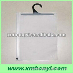 Best selling PVC Hook Bag plastic garment bag pvc gift bag