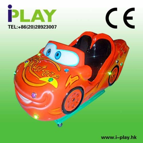 High quality fiberglass Coin operated Super red kiddie rider