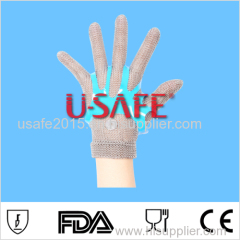Personal protective equipment stainless steel anti cut safety /wire mesh glove buy one give your present