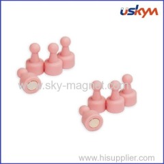 Pink Magnetic Memo Push pin School use Girls lovely