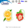 Long Lasting Car Paper Air Fresherner Promotional Label Fruit design