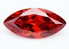 synthetic CZ gemstones orange color marquise shape