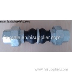 Double Sphere Rubber Expansion Joint Threaded Unions S-30