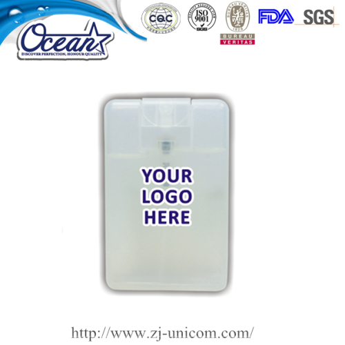 20ml credit card hand sanitizer promoting marketing