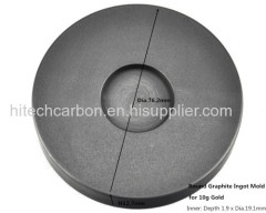10G Round Gold refining casting in Graphite Ingot Mold /gold melting graphite mold/graphite crucible in furnace