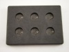 6 Round cavity for 5 oz Gold Bar or 3oz Silver Bars casting in Graphite Mold /Silver Round Coin Graphite Ingot Mold