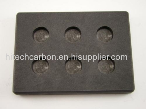 6 Round cavity for 5 oz Gold Bar or 3oz Silver Bars casting in Graphite Mold /Silver Round Coin Graphite Ingot Mold