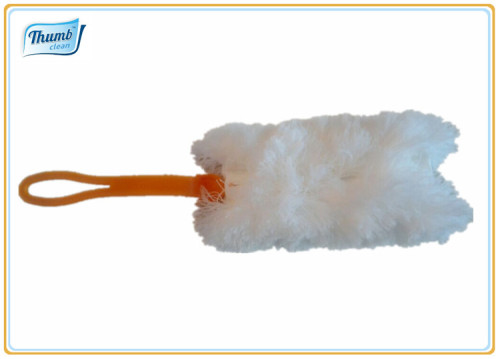 Microfiber duster nonwoven fiber