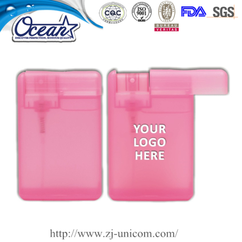 20ml sliding cover card hand sanitizer club promoter