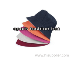 Promotional plain cotton bucket cap