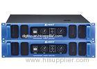 High Frequency Blue Electronic Professional Audio Amplifier 2x450W Output Power