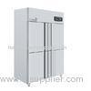 300W Stainless Steel Four Door Refrigerator , Big Chill Fridge 1220*760*1950mm