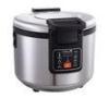 Commercial Stainless Steel Rice Cooker , Multifunction 20 Cup Rice Cooker