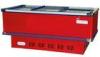 Red 600L Energy Efficient Stainless Steel Deep Chest Freezer for Supermarket