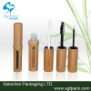 makeup package cosmetic container lip gloss eye liner and mascara bamboo package