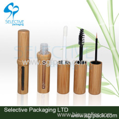 makeup package cosmetic container lip gloss eye liner and mascara bamboo package Make Up Series