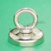 D32mm pot magnet with a M5 countersunk neodymium magnets for steel Recovery retriever magnete with a 304 ring