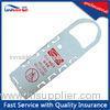 White , Red UV Resistant ABS Scaffolding Safety Tags For Building Work