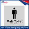 ABS BrailleTactile Signs , Aging Resistance Female / Male Toilet Sign