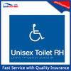 Waterproof Unisex Toilet LH Braille Tactile Signs For Wheelchair