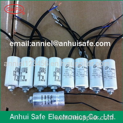 AC motor metallized polypropylene film capacitor CBB60 with ISO9001 SGS CQC approval